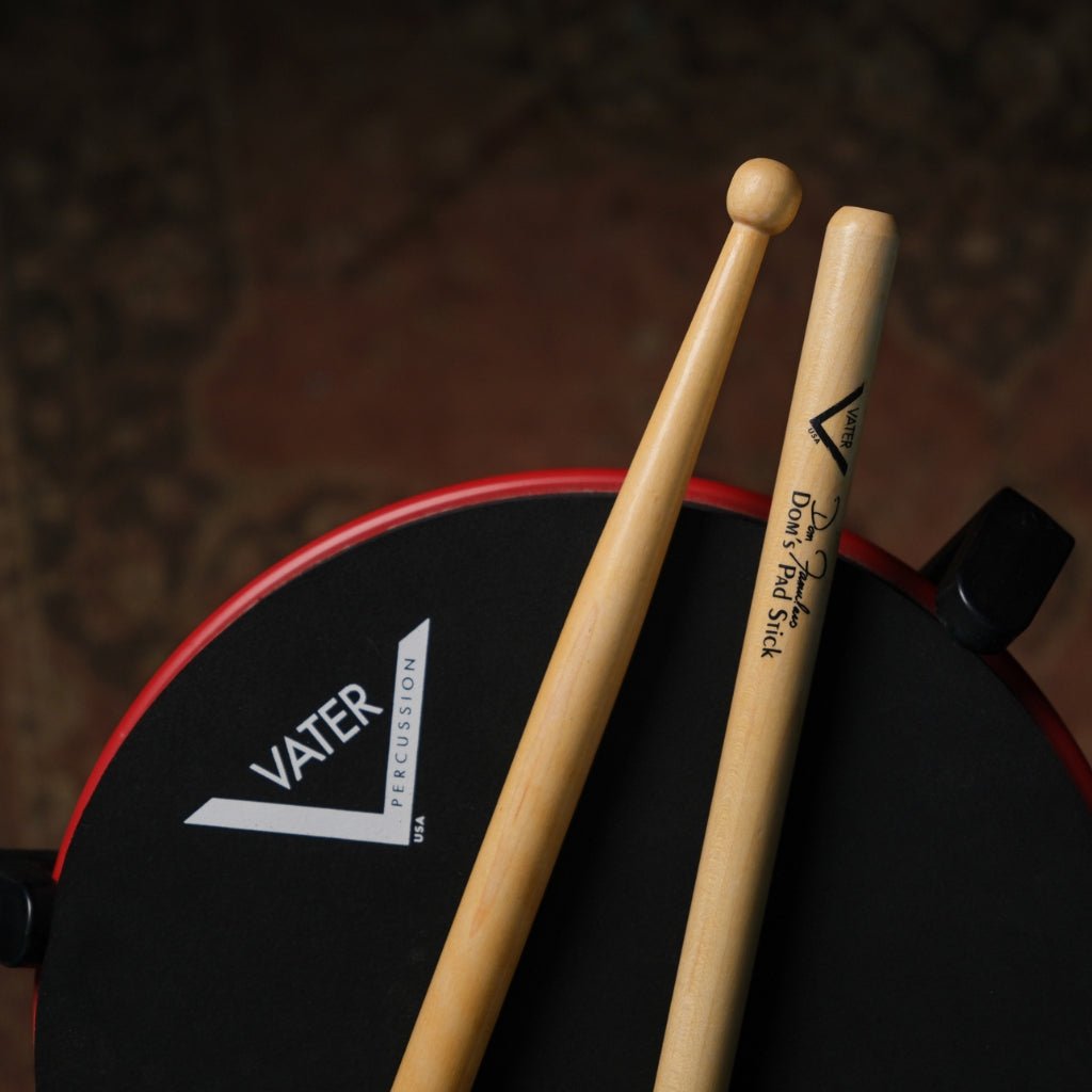 Vater VMDPS Dom's Pad Stick Drumstick Drum Sticks Sky Music