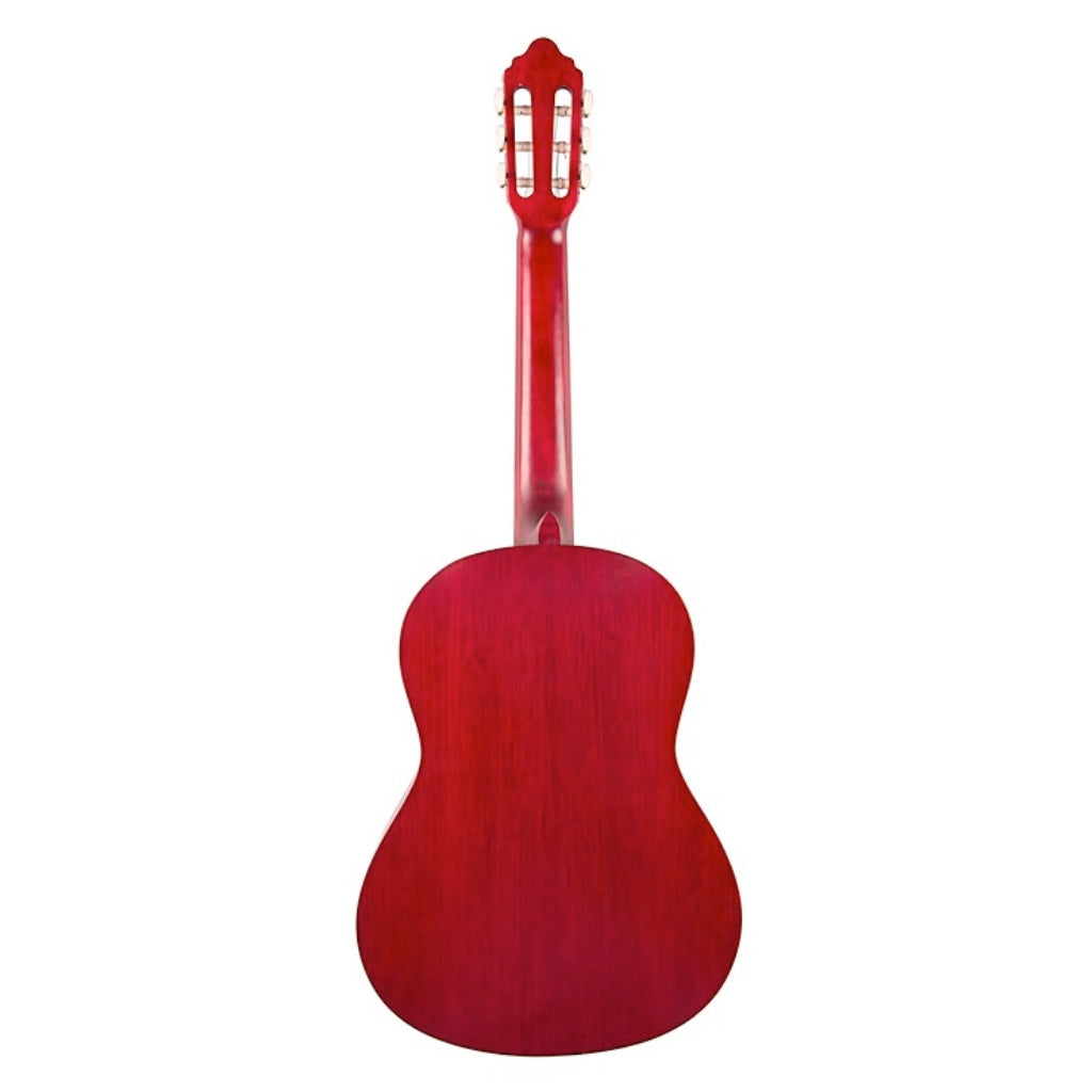 Valencia - 200 Series 1/2 Size Classical Guitar - Transparent Wine Red