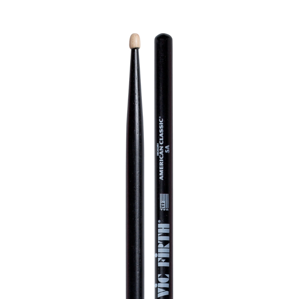 Vic Firth - American Classic - Wood Tip 5A in Black Finish