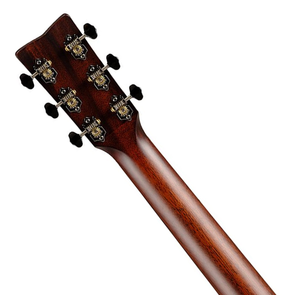 Yamaha FS9 Mahogany Concert Acoustic Guitar with Case Natural