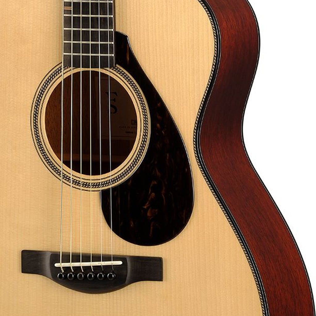 Yamaha FS9 Mahogany Concert Acoustic Guitar with Case Natural