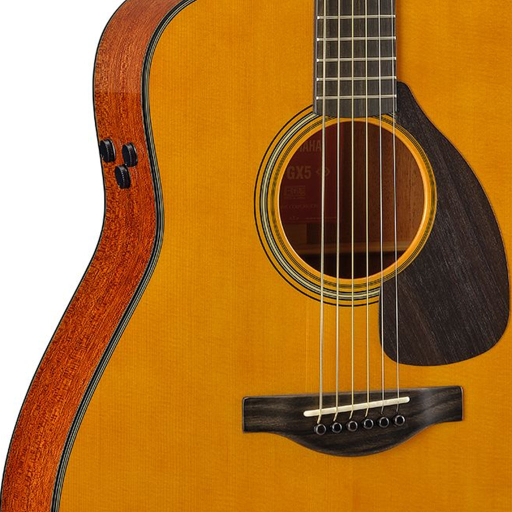 Yamaha FGX5 Red Label Vintage Natural Gloss Acoustic Guitar