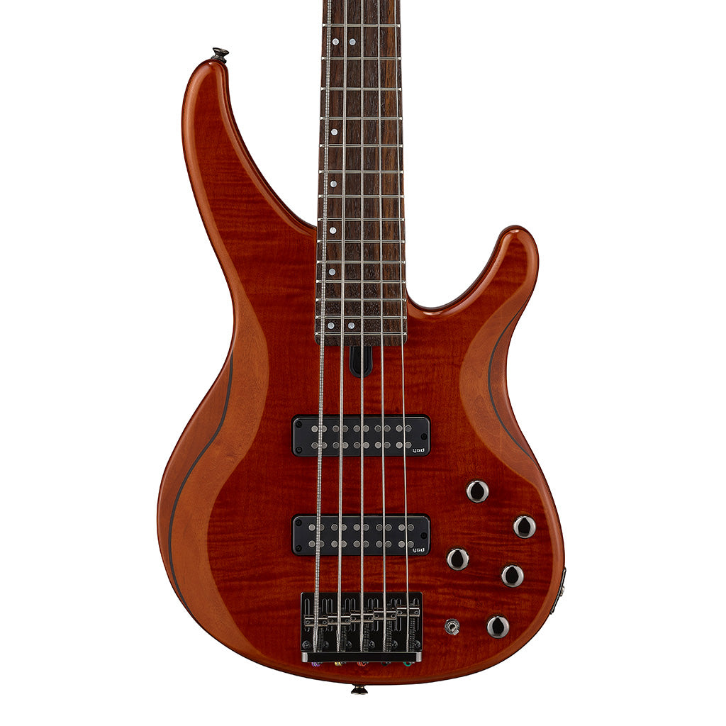 Yamaha TRBX605FM 5 String Bass Guitar Caramel Brown
