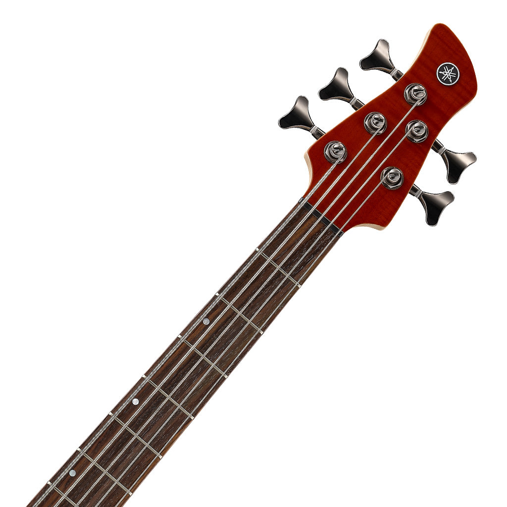 Yamaha TRBX605FM 5 String Bass Guitar Caramel Brown
