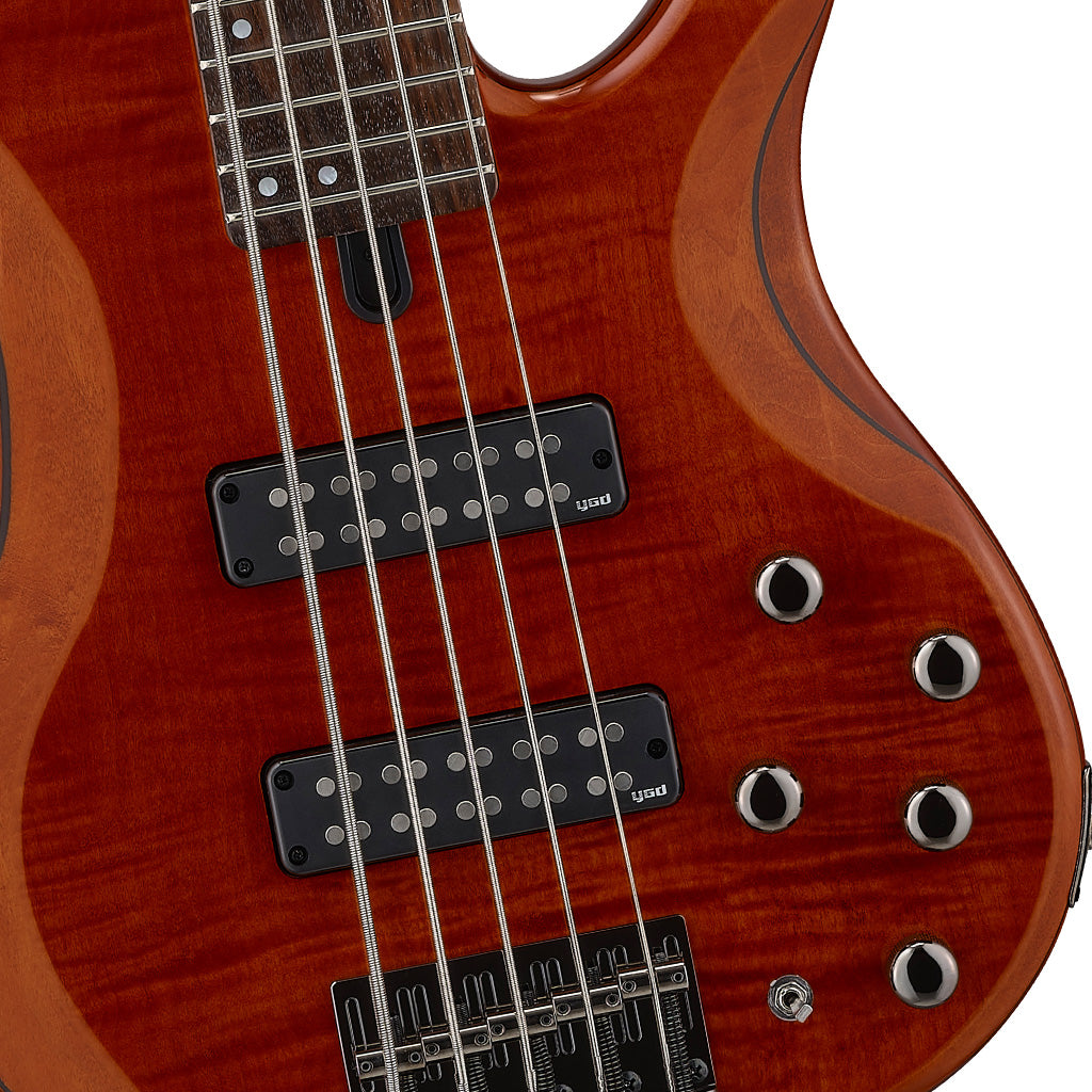 Yamaha TRBX605FM 5 String Bass Guitar Caramel Brown