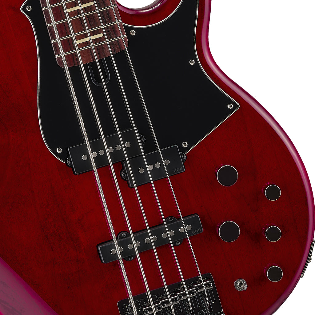 Yamaha BB735A 5 String Bass Guitar Fired Red