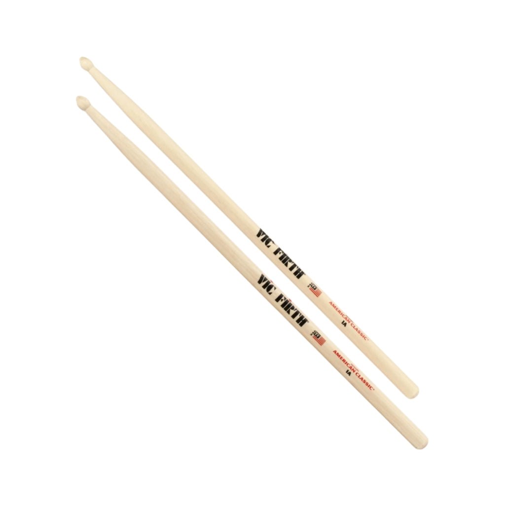 Vic Firth American Classic Drumsticks - 1A - Wood Tip Drum Sticks Sky Music