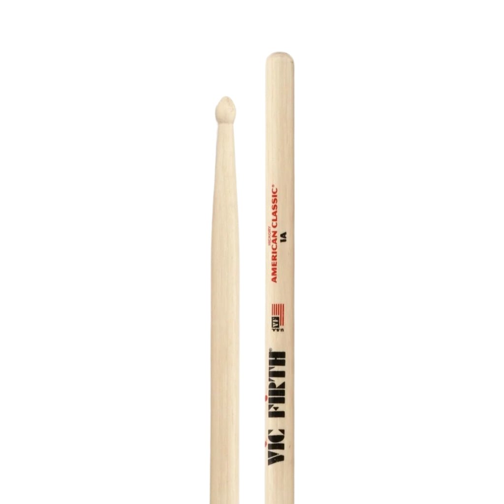 Vic Firth American Classic Drumsticks - 1A - Wood Tip Drum Sticks Sky Music