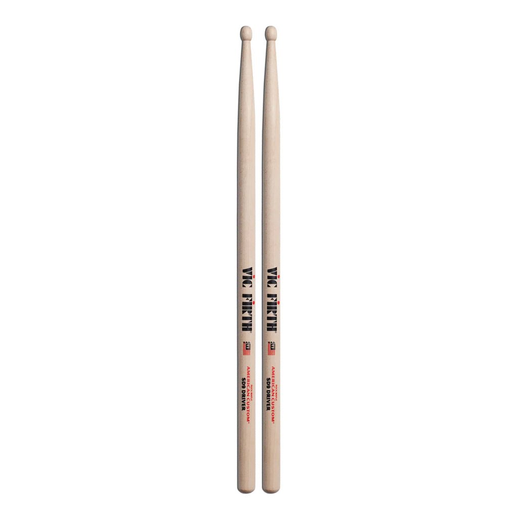 Vic Firth American Custom SD9 Driver Drum Sticks Sky Music