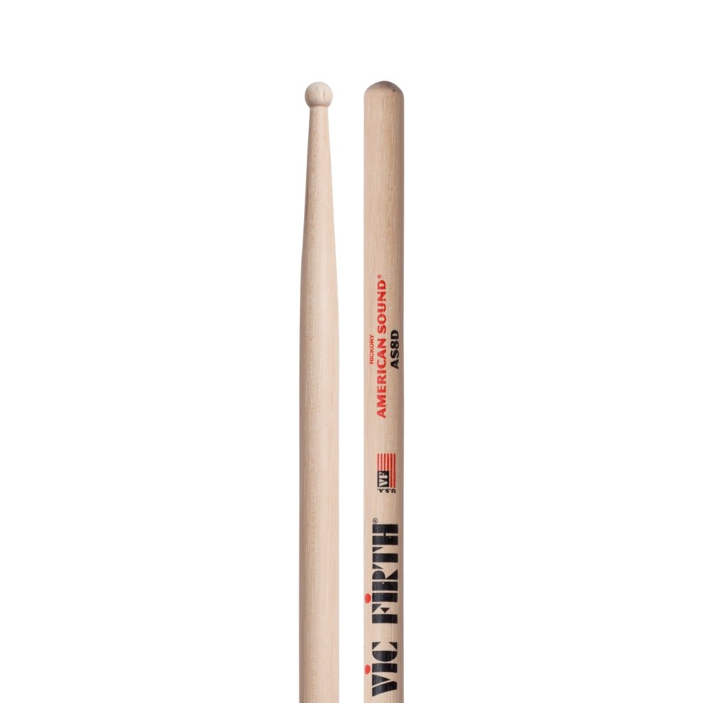 Vic Firth American Sound Wood Tip 8D Drum Sticks Sky Music
