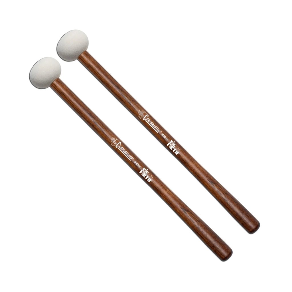 Vic Firth Corpsmaster Bass Drum Mallets - Medium Head - Hard Drum Sticks Sky Music