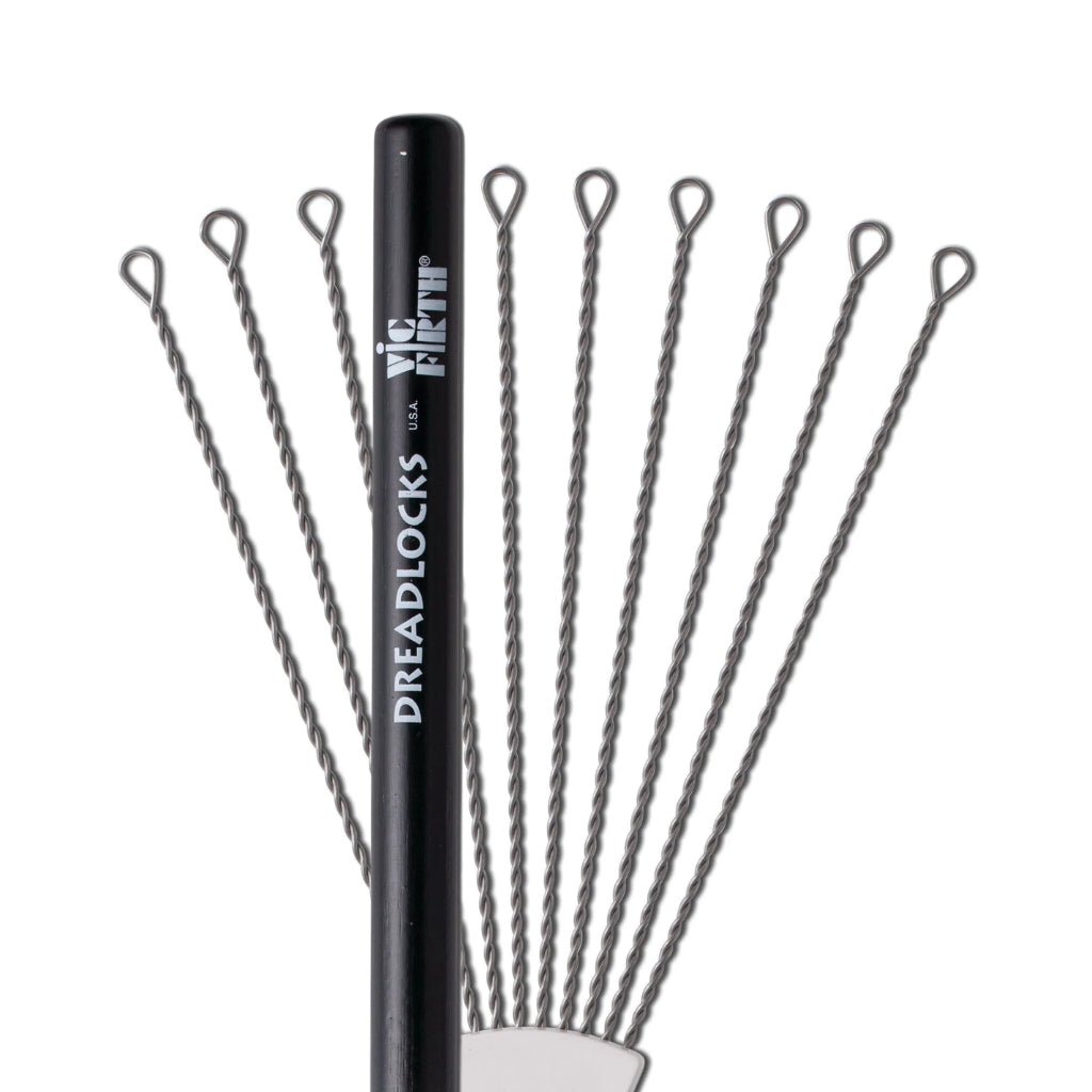 Vic Firth Dreadlocks Braided Steel Brushes Mallets, Brushes & Rods Sky Music