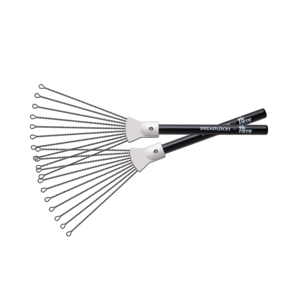 Vic Firth Dreadlocks Braided Steel Brushes Mallets, Brushes & Rods Sky Music