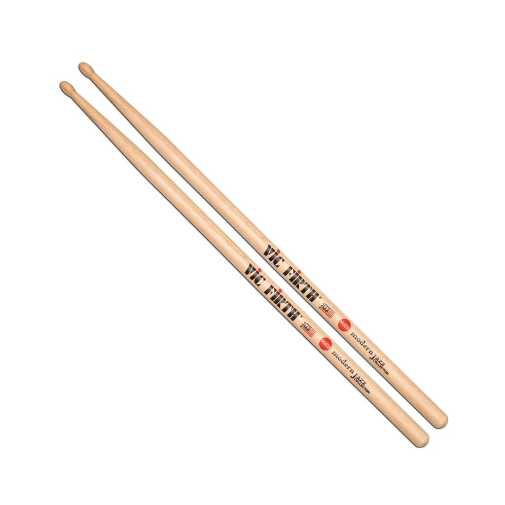 Vic Firth Modern Jazz Collection 3 Hickory Drumsticks - Wood Tip Drum Sticks Sky Music