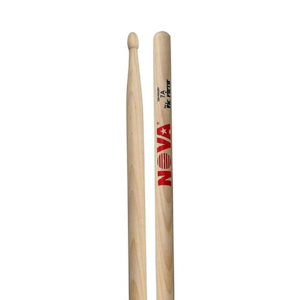 Vic Firth Nova 7A Wood Tip - Black Drum Sticks Sky Music