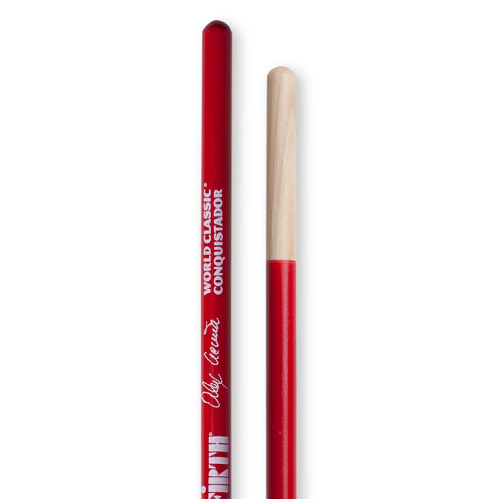 Vic Firth World Classic® Alex Acuña Conquistador (Red) Timbale Stick Drum Sticks Sky Music