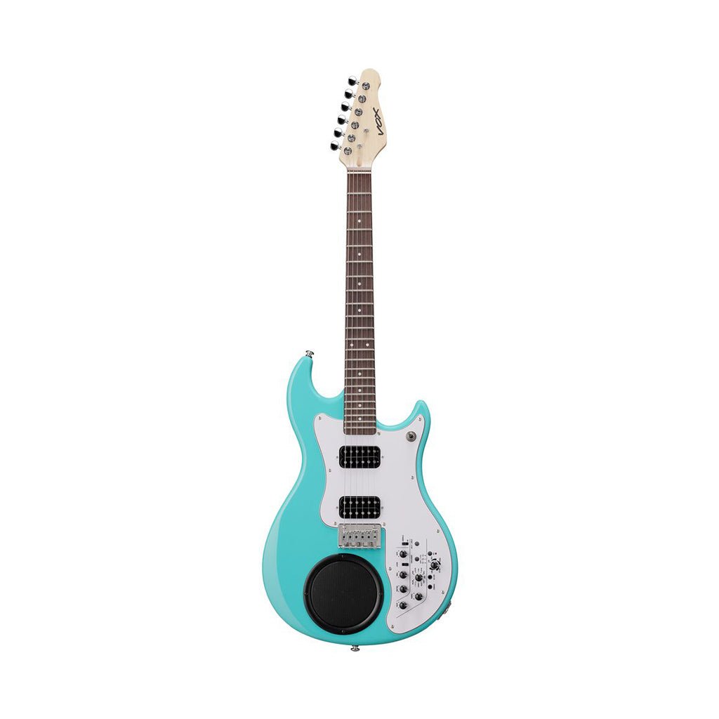 Vox APC-2 Travel Guitar w/Built-In Speaker Effects & Rhythm - Aqua Green Electric Guitars Sky Music