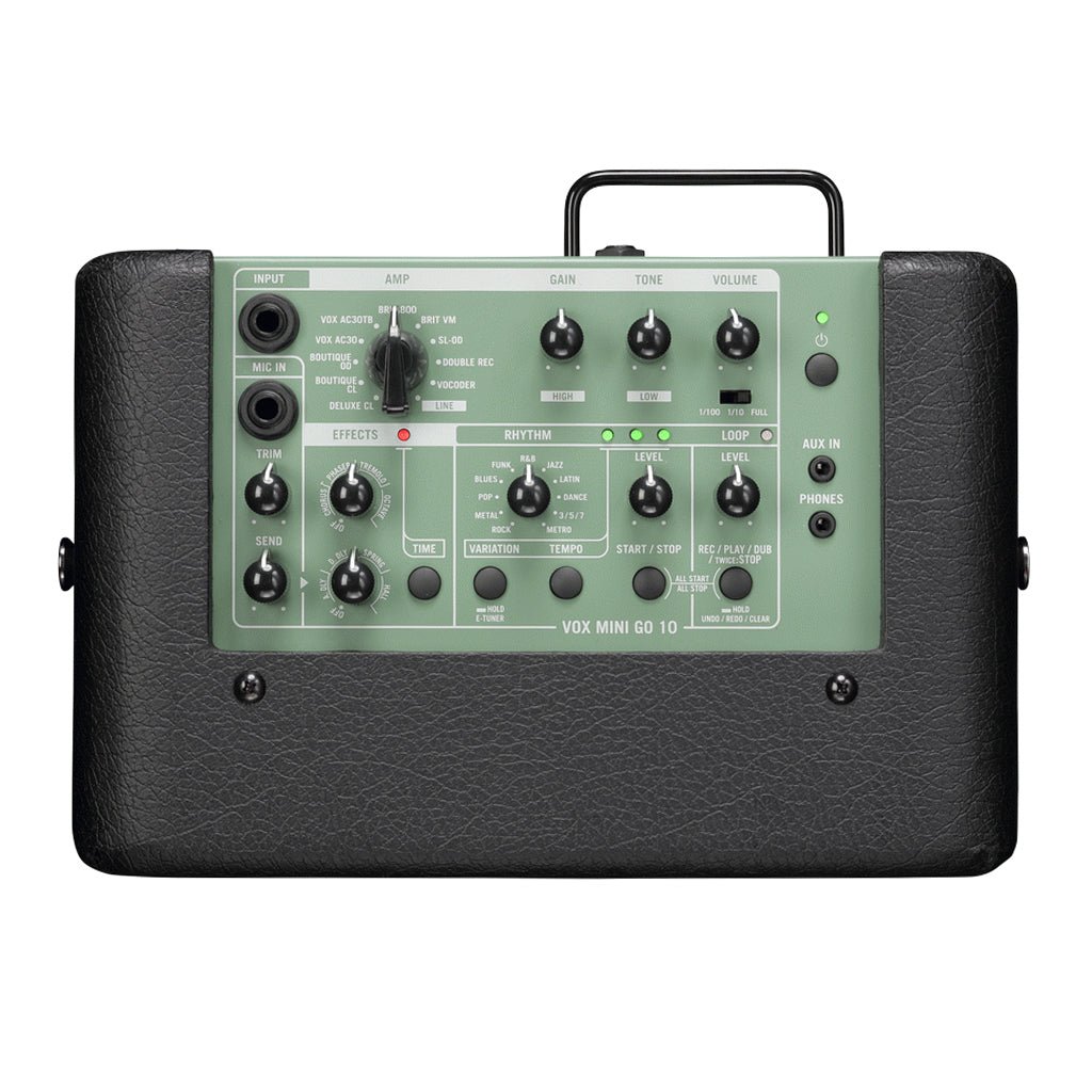 Vox Mini Go 10 Watt Portable Amplifier in Green Electric Guitar Amplifiers Sky Music