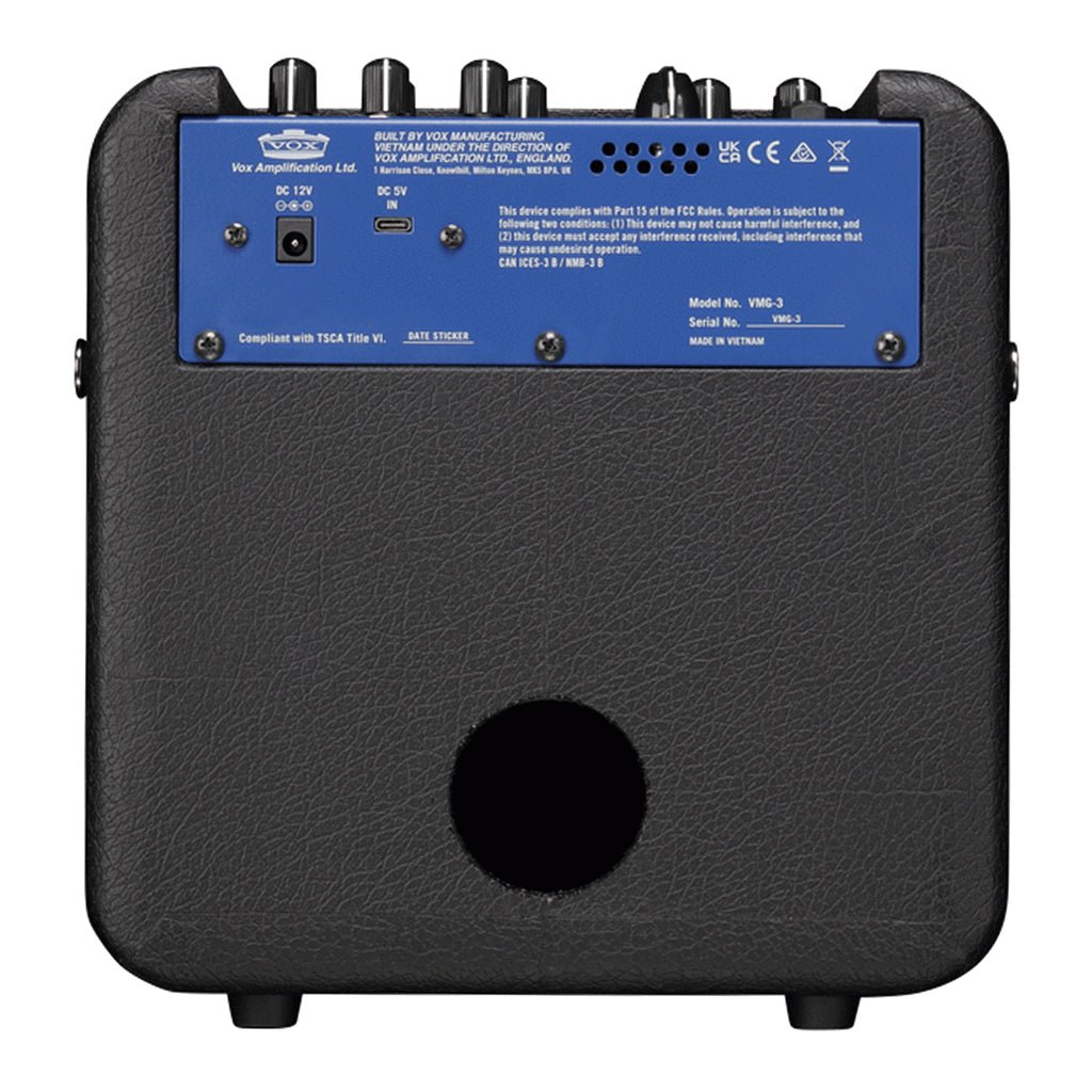 Vox Mini Go 3 Watt Portable Amplifier in Blue Electric Guitar Amplifiers Sky Music