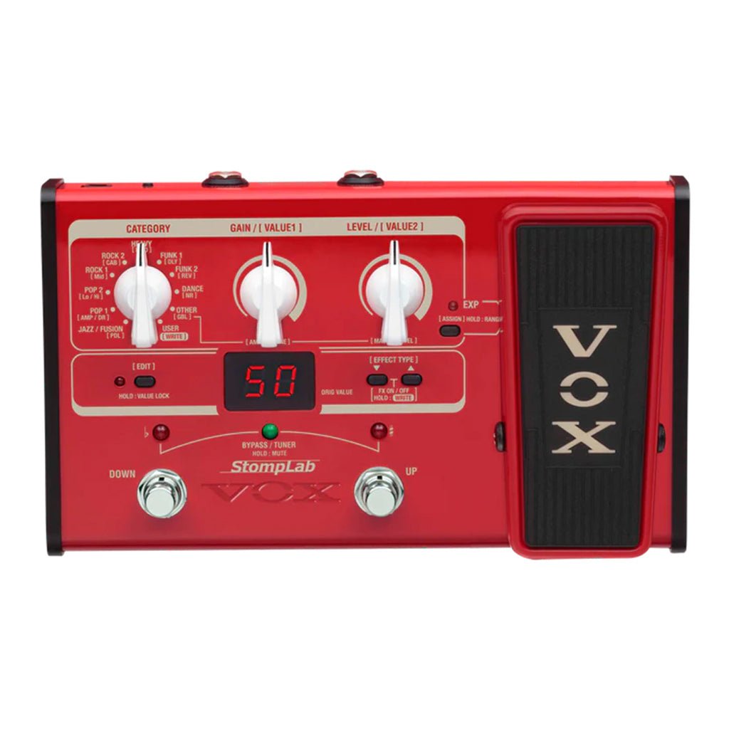 Vox SL2B Stomplab 2 Bass with Expression Pedal Effects Pedals Sky Music