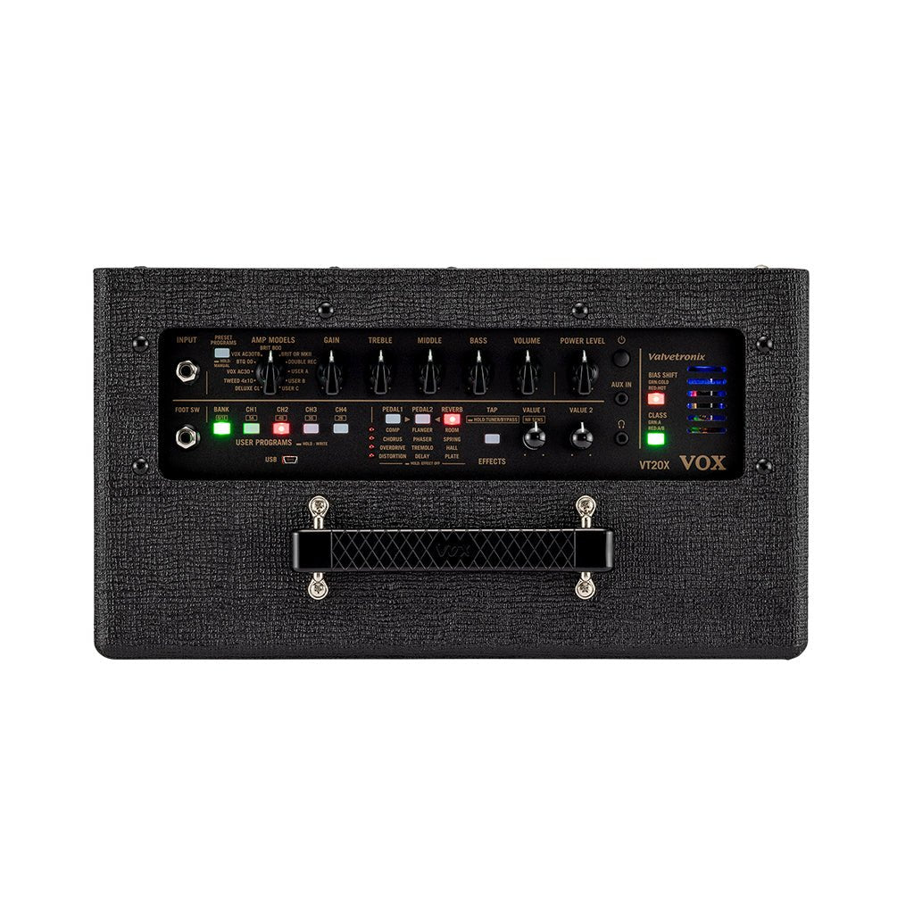Vox VT20X Valvetronix Compact Modeling Guitar Amplifier - Classic Blue Electric Guitar Amplifiers Sky Music