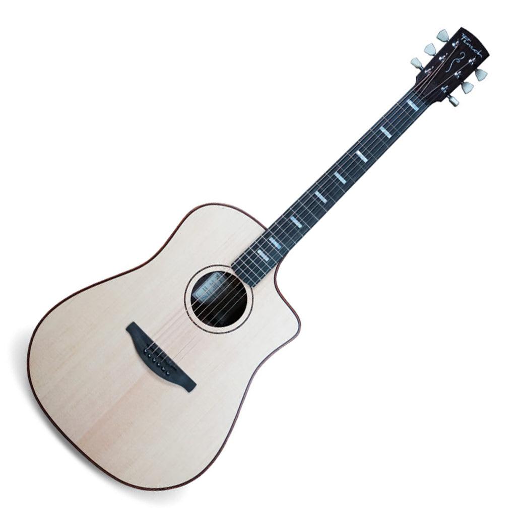 Fenech VT Pro Rosewood Dreadnought With Cut Away – Spruce / Rosewood