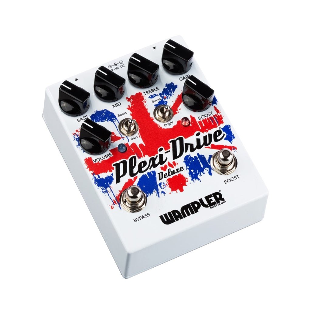 Wampler Plexi-Drive Deluxe 60s British Amp In A Box Pedal w/Boost Effects Pedals Sky Music