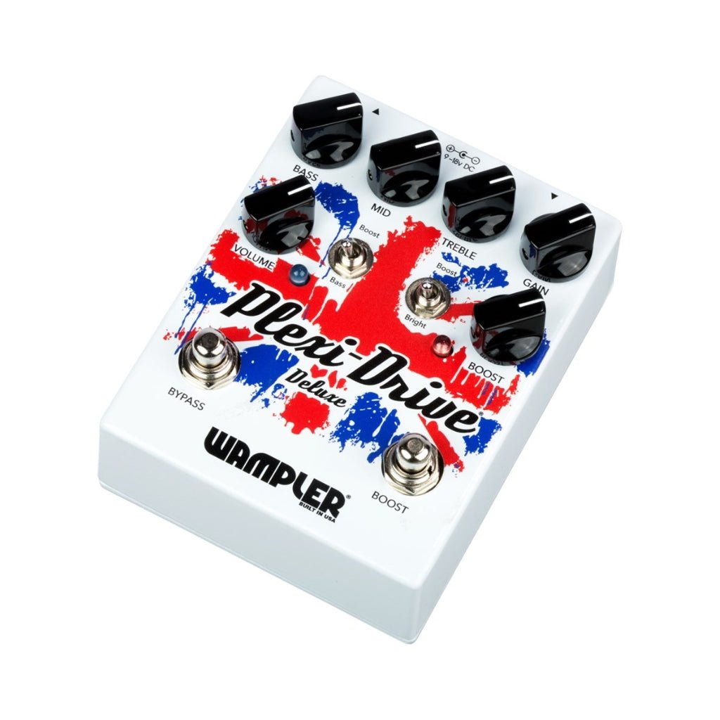 Wampler Plexi-Drive Deluxe 60s British Amp In A Box Pedal w/Boost Effects Pedals Sky Music