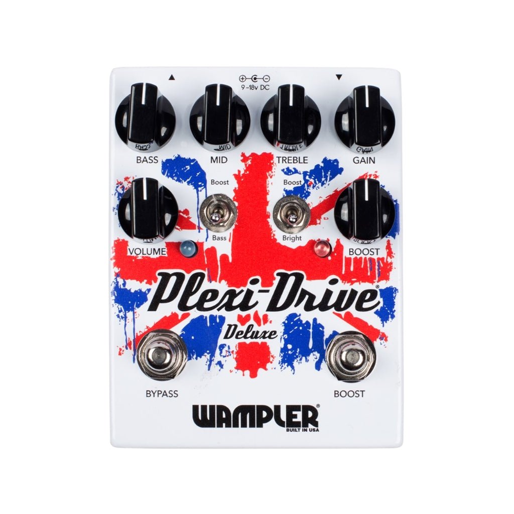 Wampler Plexi-Drive Deluxe 60s British Amp In A Box Pedal w/Boost Effects Pedals Sky Music
