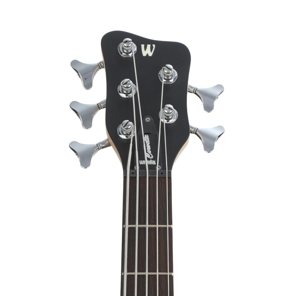 Warwick RockBass Corvette Basic 5-string Bass Guitar - Natural Transparent Satin Bass Guitars Sky Music