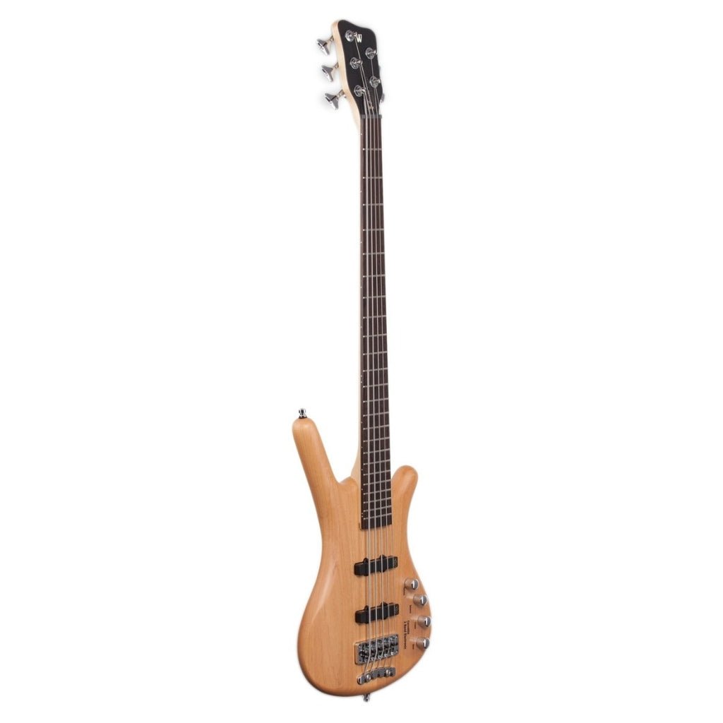 Warwick RockBass Corvette Basic 5-string Bass Guitar - Natural Transparent Satin Bass Guitars Sky Music