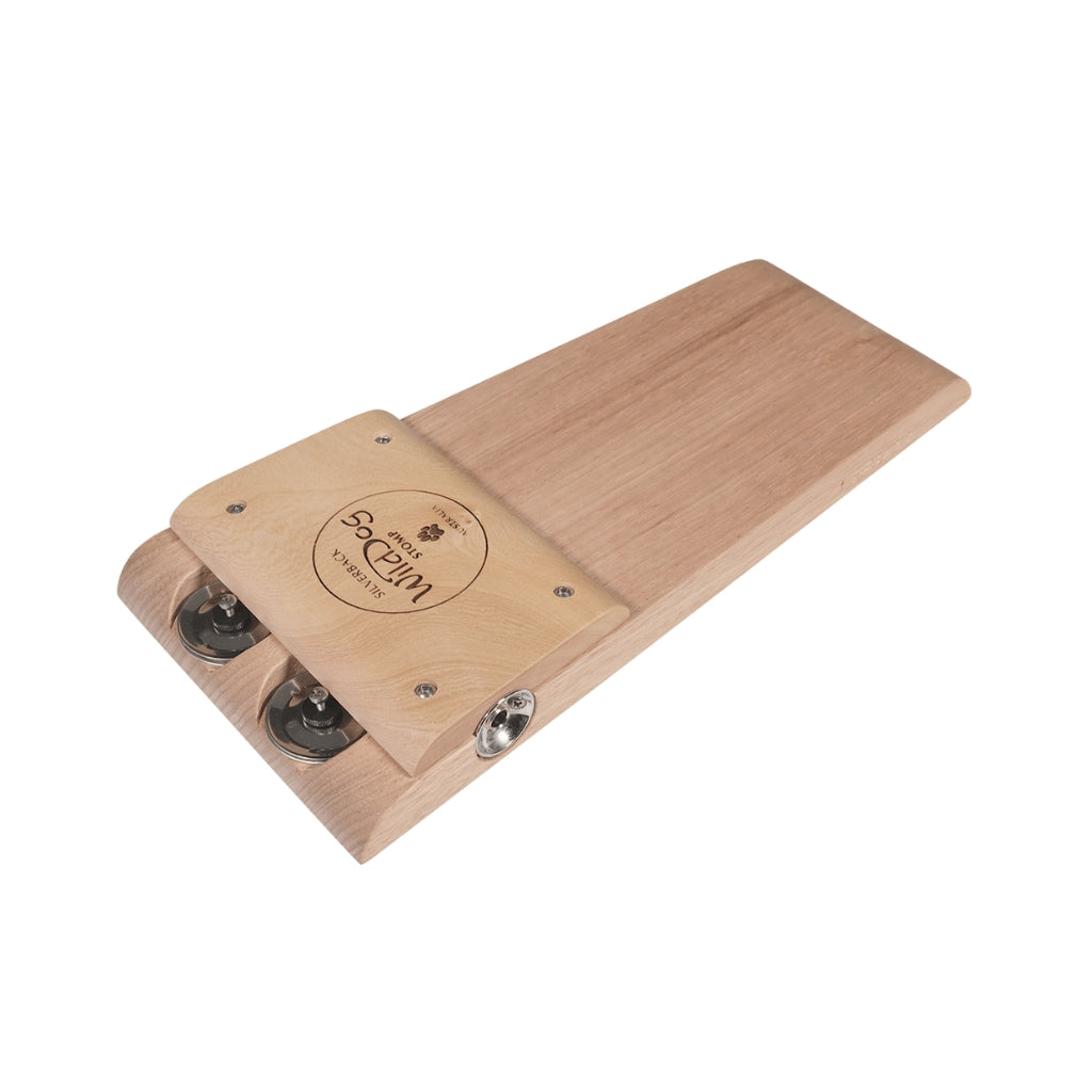 Wild Dog - Silverback Stomp Box - Tasmanian Oak & QLD Jacaranda with Jingles