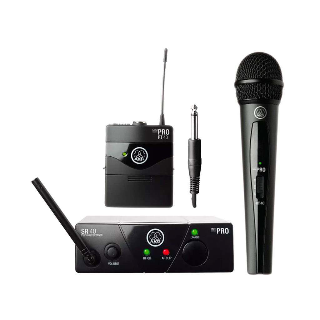 AKG WMS40 Mini Dual Vocal Instrumental Set Band A/C Sky Music