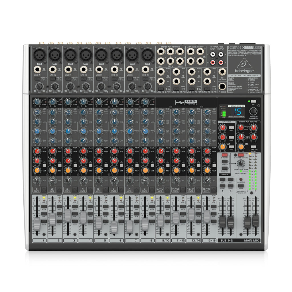 Behringer - Xenyx X2222USB - Mixer W/ Rack Ears