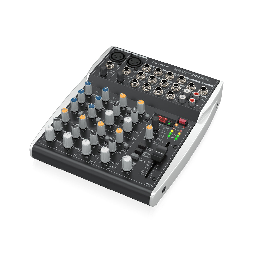 Behringer - Xenyx 1002SFX - 10ch Mixer W/USB & FX