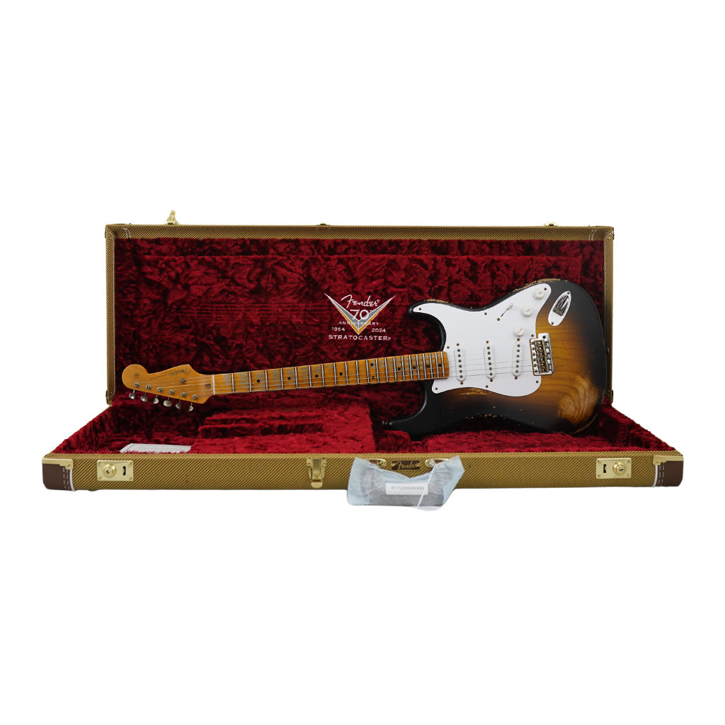 Fender Custom Shop Limited Edition 70th Anniversary 1954 Stratocaster Heavy Relic Wide Fade 2 Colour Sunburst