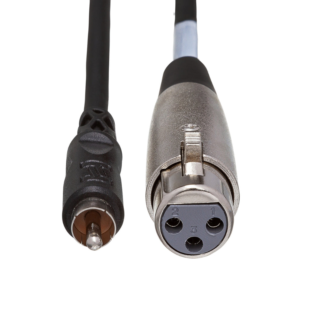 Hosa Technology - XLR3F to RCA - Unbalanced Interconnect Cable 15ft