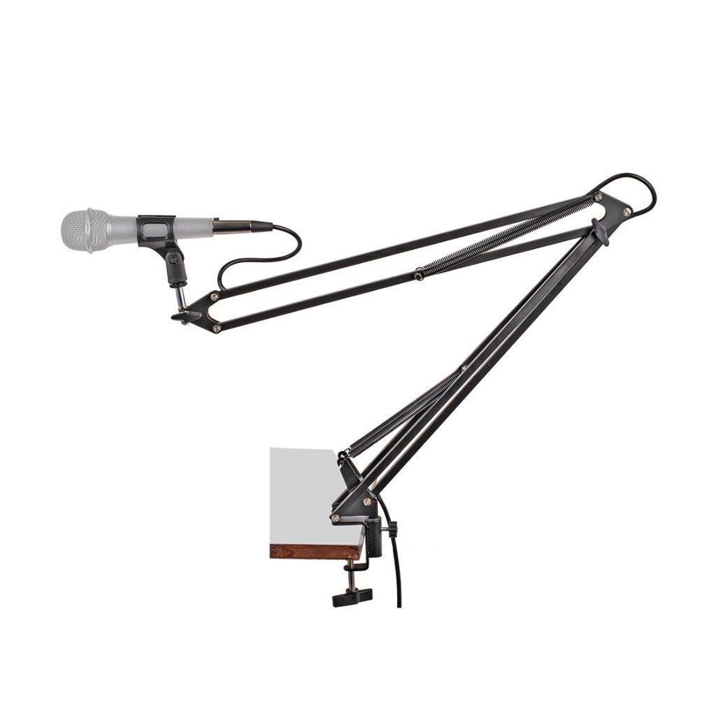 Xtreme - Desk Mount Mic. Boom Arm w/XLR Cable Microphone Stands &amp; Accessories Sky Music