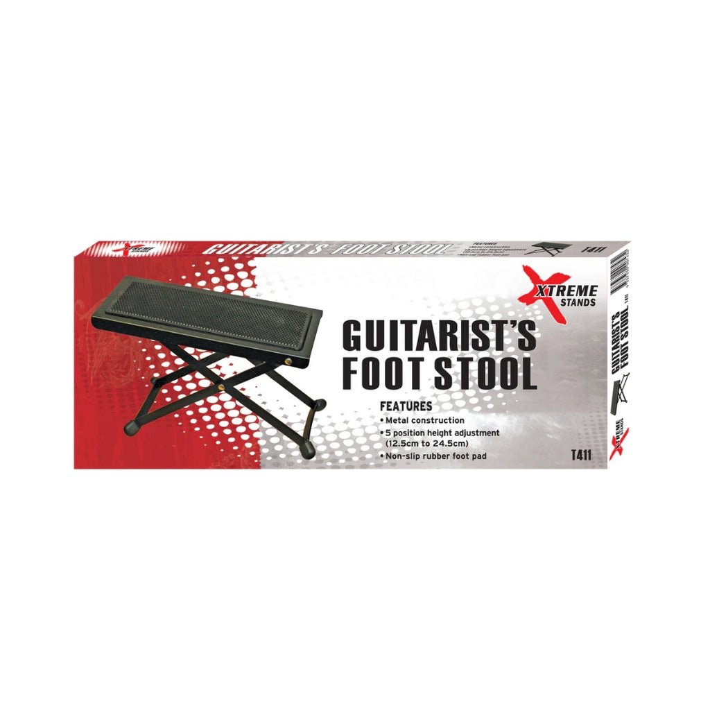 Xtreme T411 Guitarist's Foot Stool - Black Guitar Accessories Sky Music
