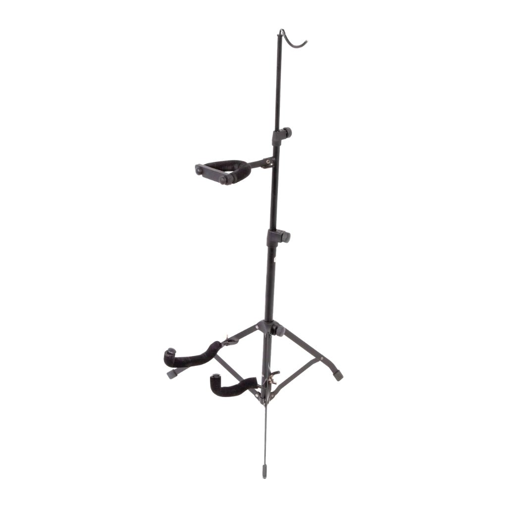 Xtreme TV96 Violin Stand Height Adjustable W/violin Bow Support Black Strings Orchestral Sky Music