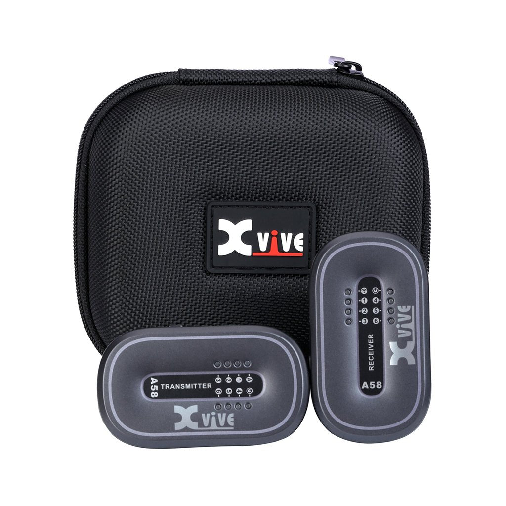Xvive A58 Guitar Wireless System & BCA58 Battery Case Bundle Wireless Systems Sky Music