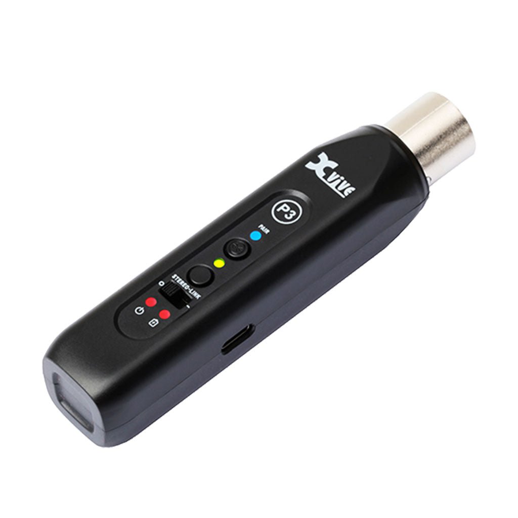 XVIVE P3 Bluetooth XLR Audio Receiver Wireless Systems Sky Music