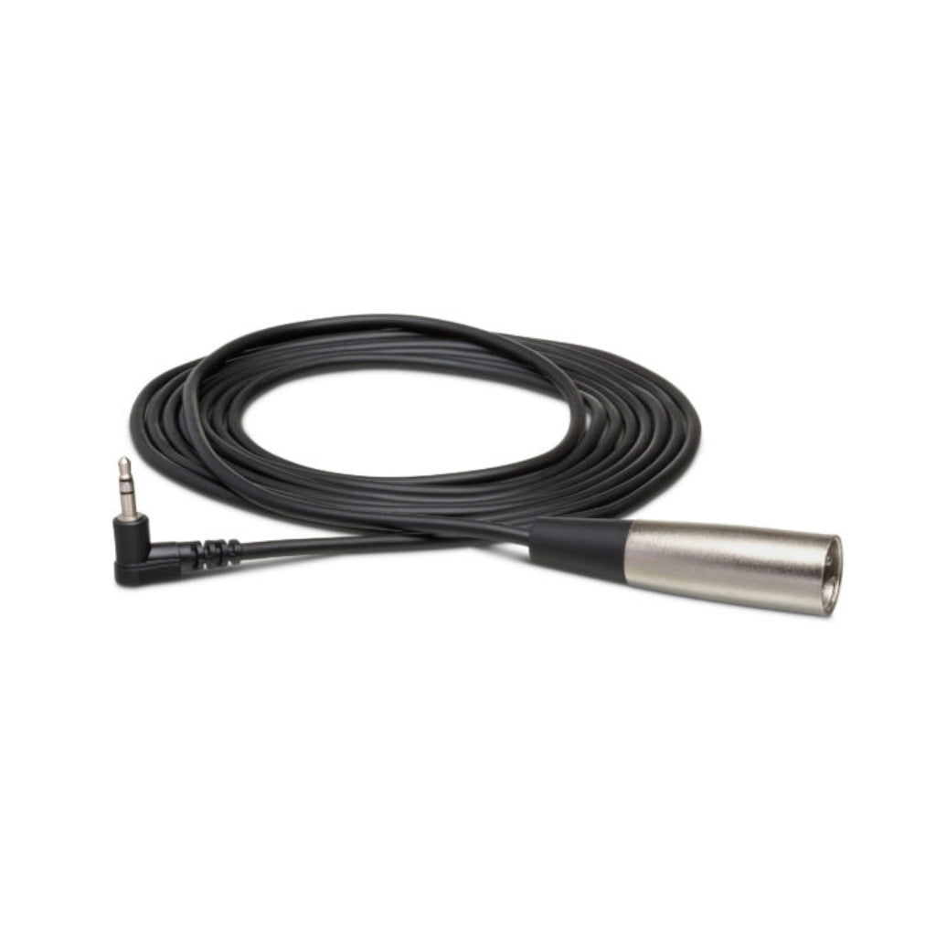 Hosa Technology - Right-angle 3.5 mm TRS to XLR3M - Microphone Cable 5ft