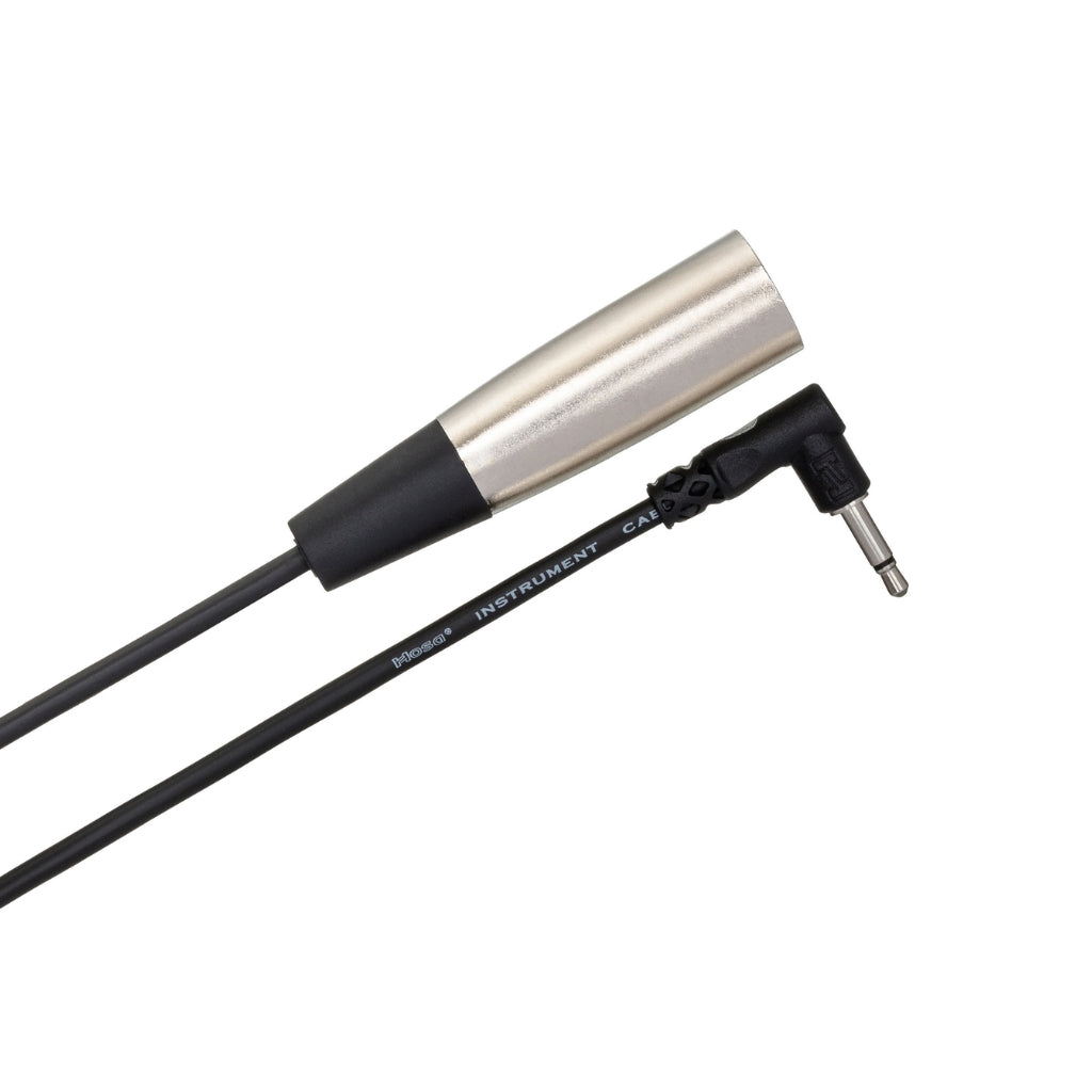 Hosa Technology - Right-angle 3.5 mm TS to XLR3M - Microphone Cable 5ft