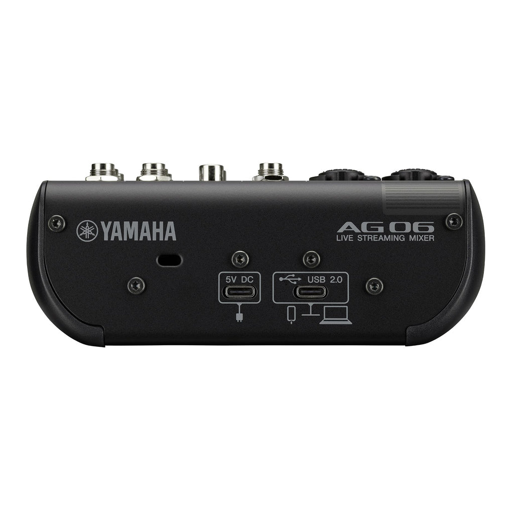 Yamaha AG06 MK2 6 Channel Mixer/Interface - Black Mixers Sky Music