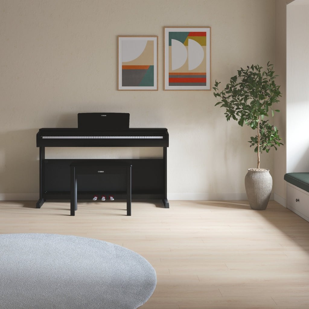 Yamaha Arius YDP-146 88-key Upright Digital Piano with Bench - Black Digital Pianos Sky Music