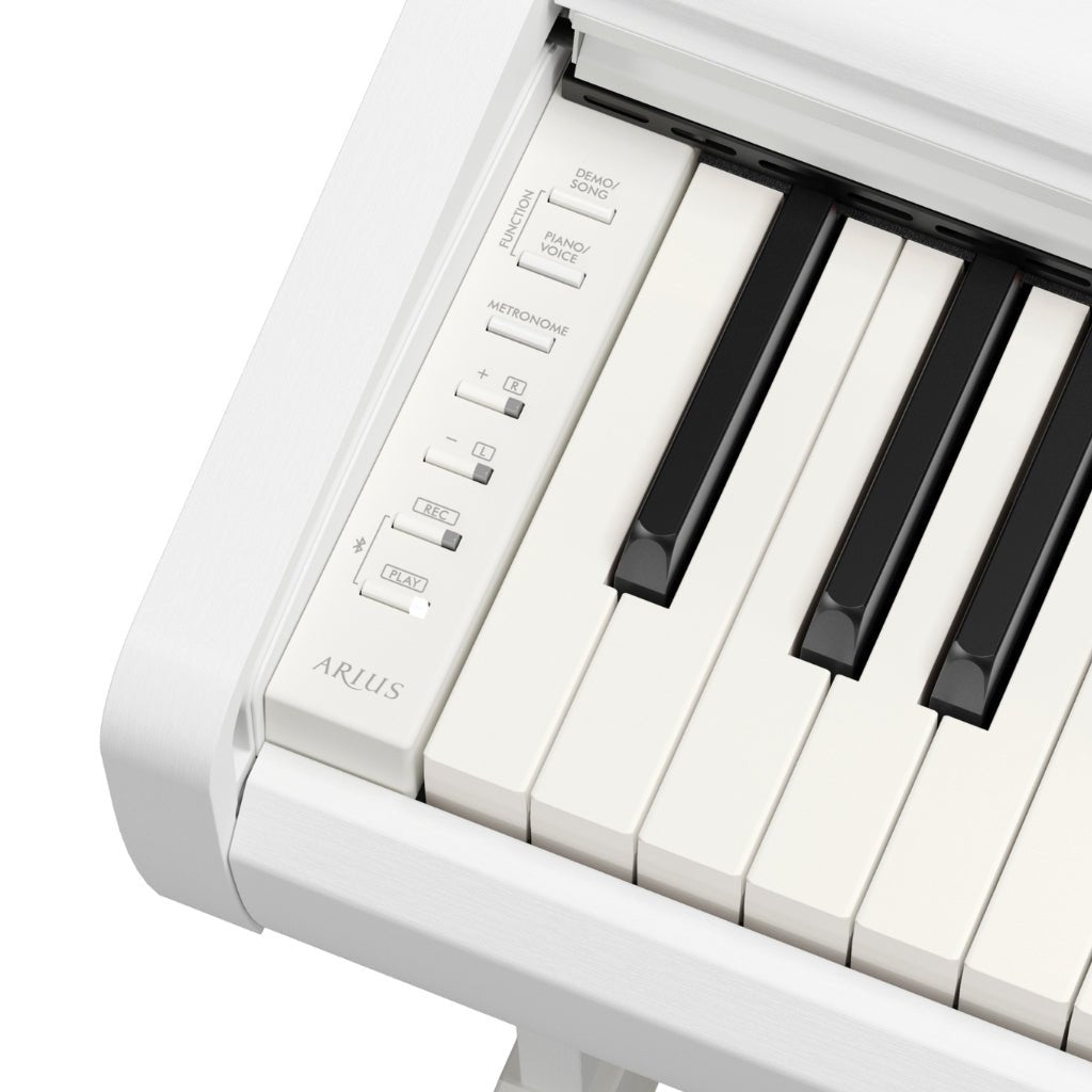 Yamaha Arius YDP-146 88-key Upright Digital Piano with Bench - White Digital Pianos Sky Music