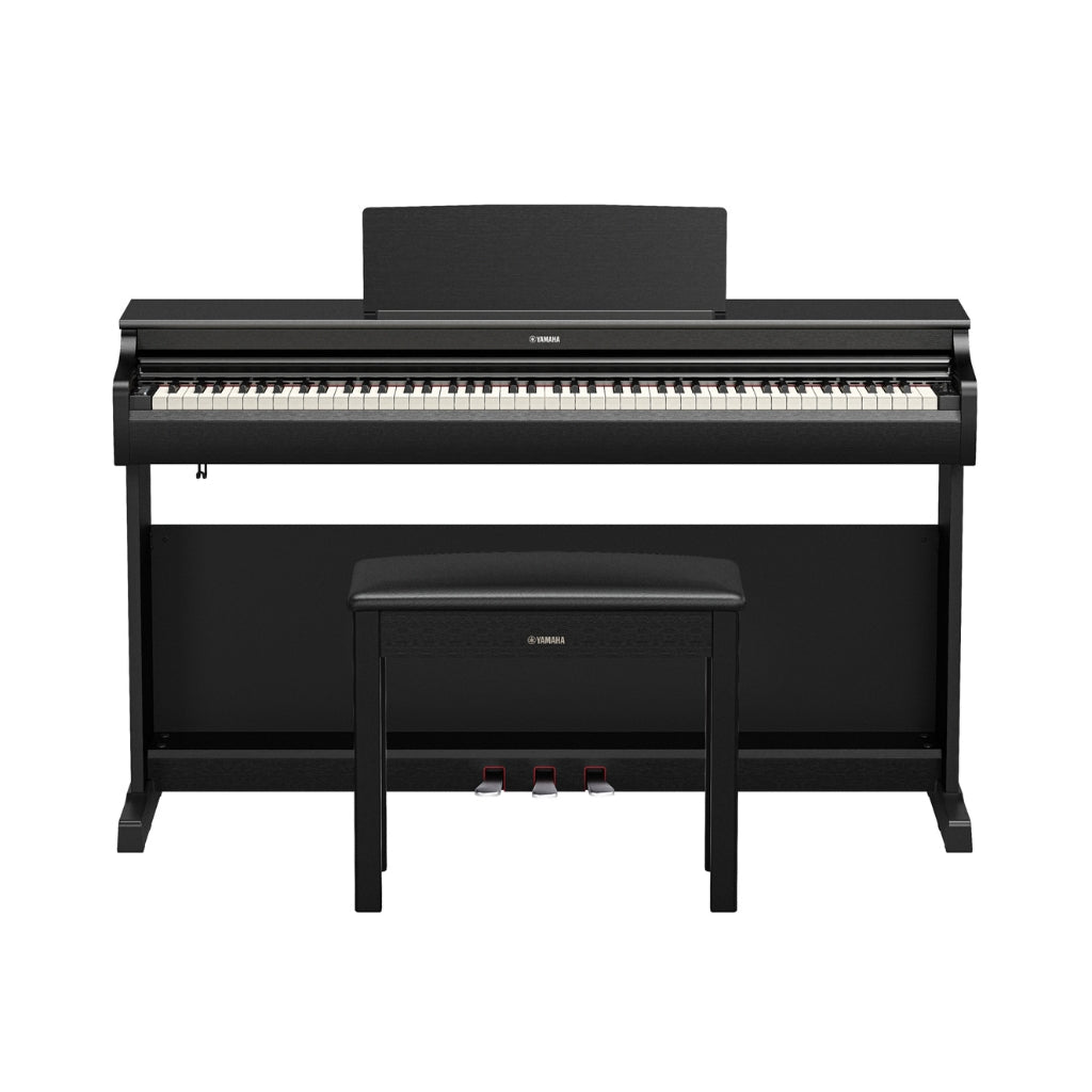 Yamaha Arius YDP-166 88-key Upright Digital Piano with Bench - Black Digital Pianos Sky Music