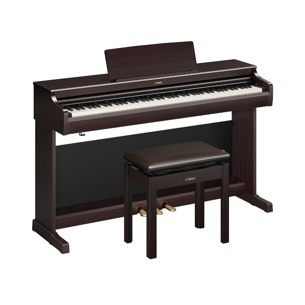 Yamaha Arius YDP-166 88-key Upright Digital Piano with Bench - Rosewood Digital Pianos Sky Music