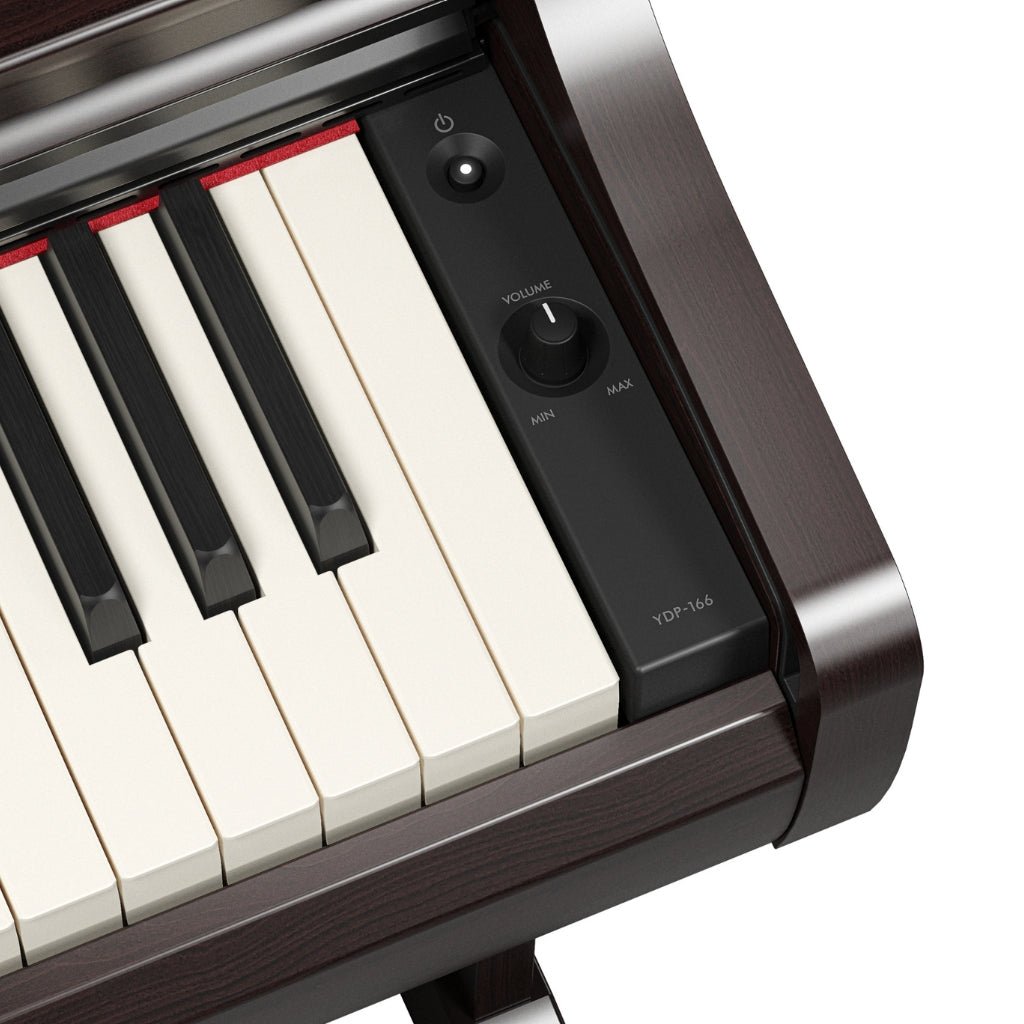 Yamaha Arius YDP-166 88-key Upright Digital Piano with Bench - Rosewood Digital Pianos Sky Music